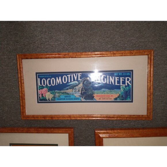 Birds Eye Maple Frames/w train pictures - Picture 8 of 9